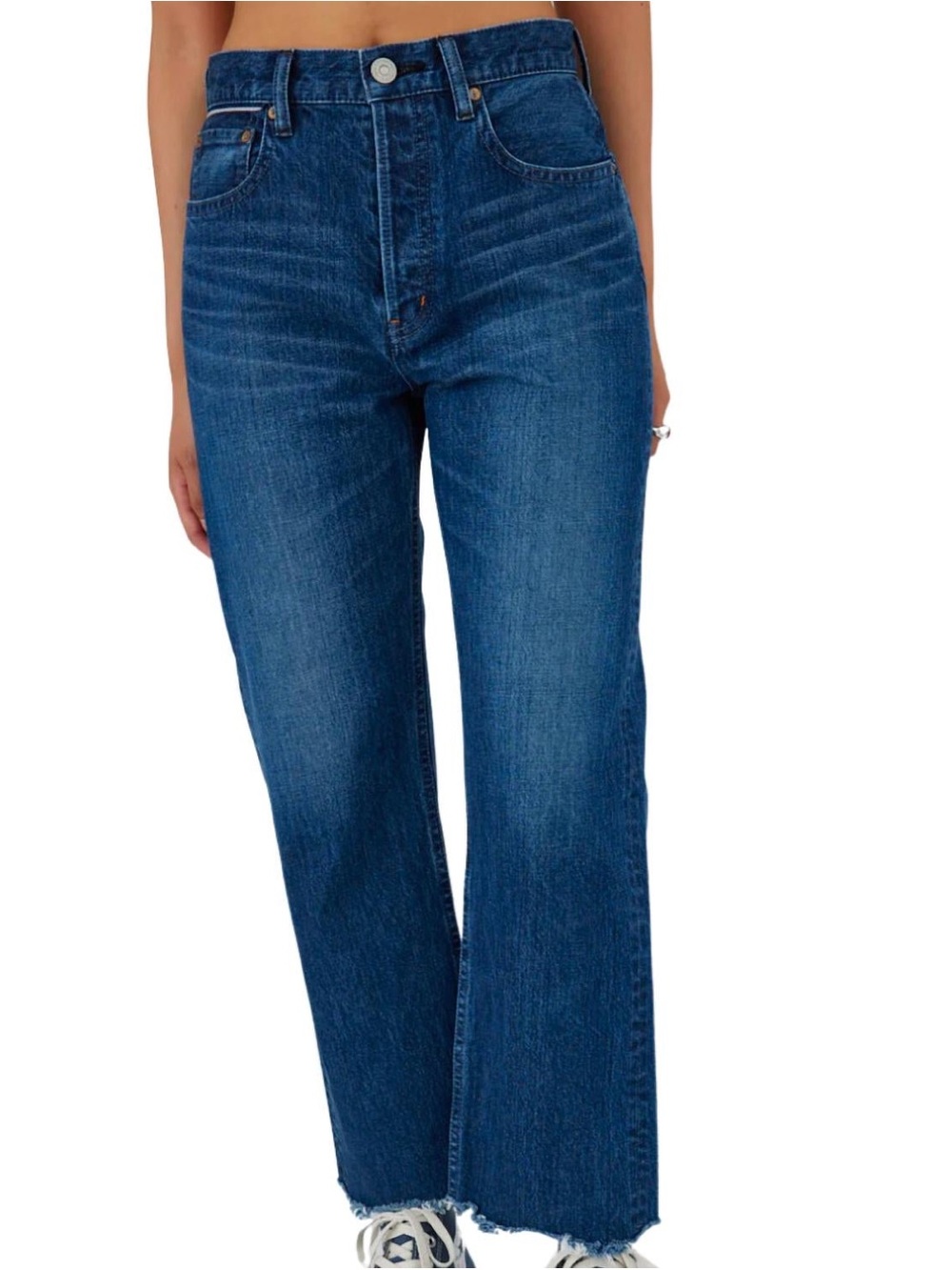 Moussy - Corcoran Wide Straight-cropped Jean
- Dark Blue Sz 27
